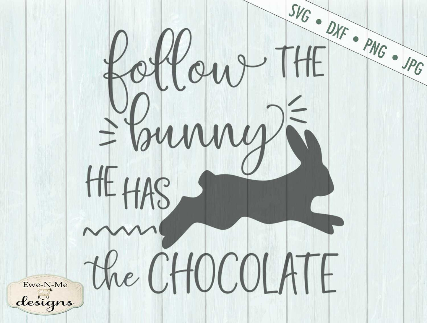 Follow the Bunny - SVG