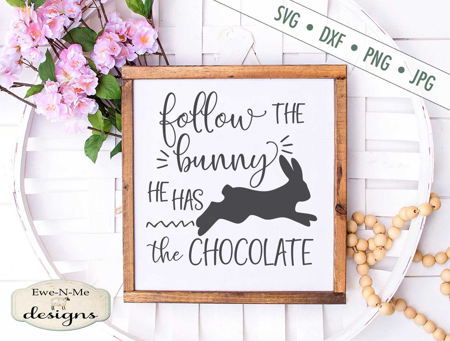 Follow the Bunny - SVG