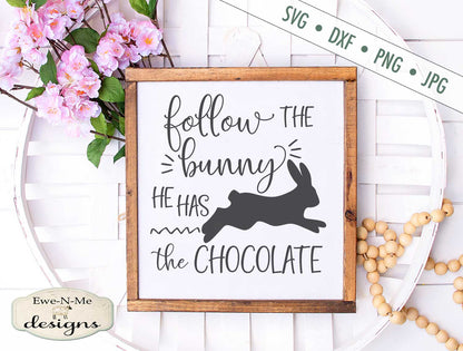 Follow the Bunny - SVG