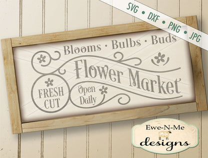 Fresh Cut Flower Market - SVG