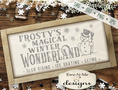 Frostys Winter Wonderland - SVG