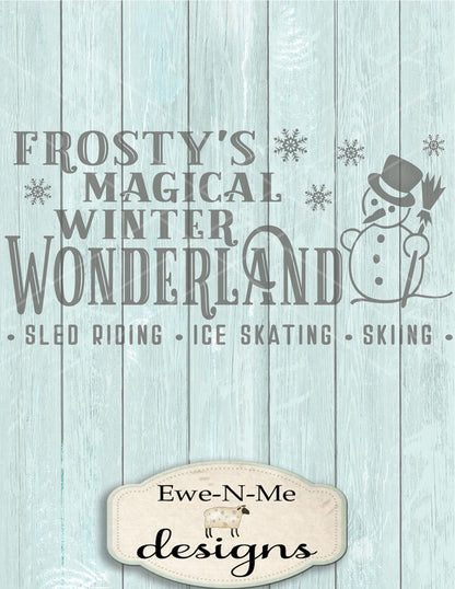 Frostys Winter Wonderland - SVG
