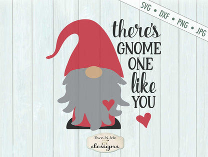Valentine Gnome - Gnome One Like You - SVG