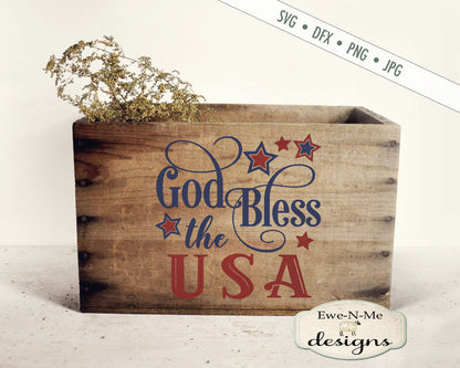 God Bless The USA - SVG