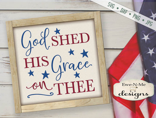 God Shed His Grace On Thee - SVG
