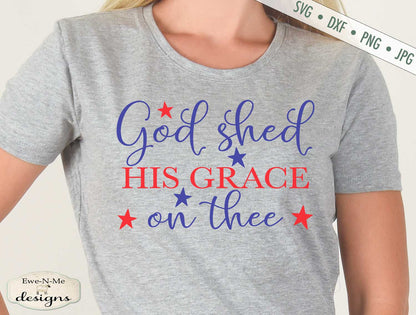God Shed His Grace - SVG