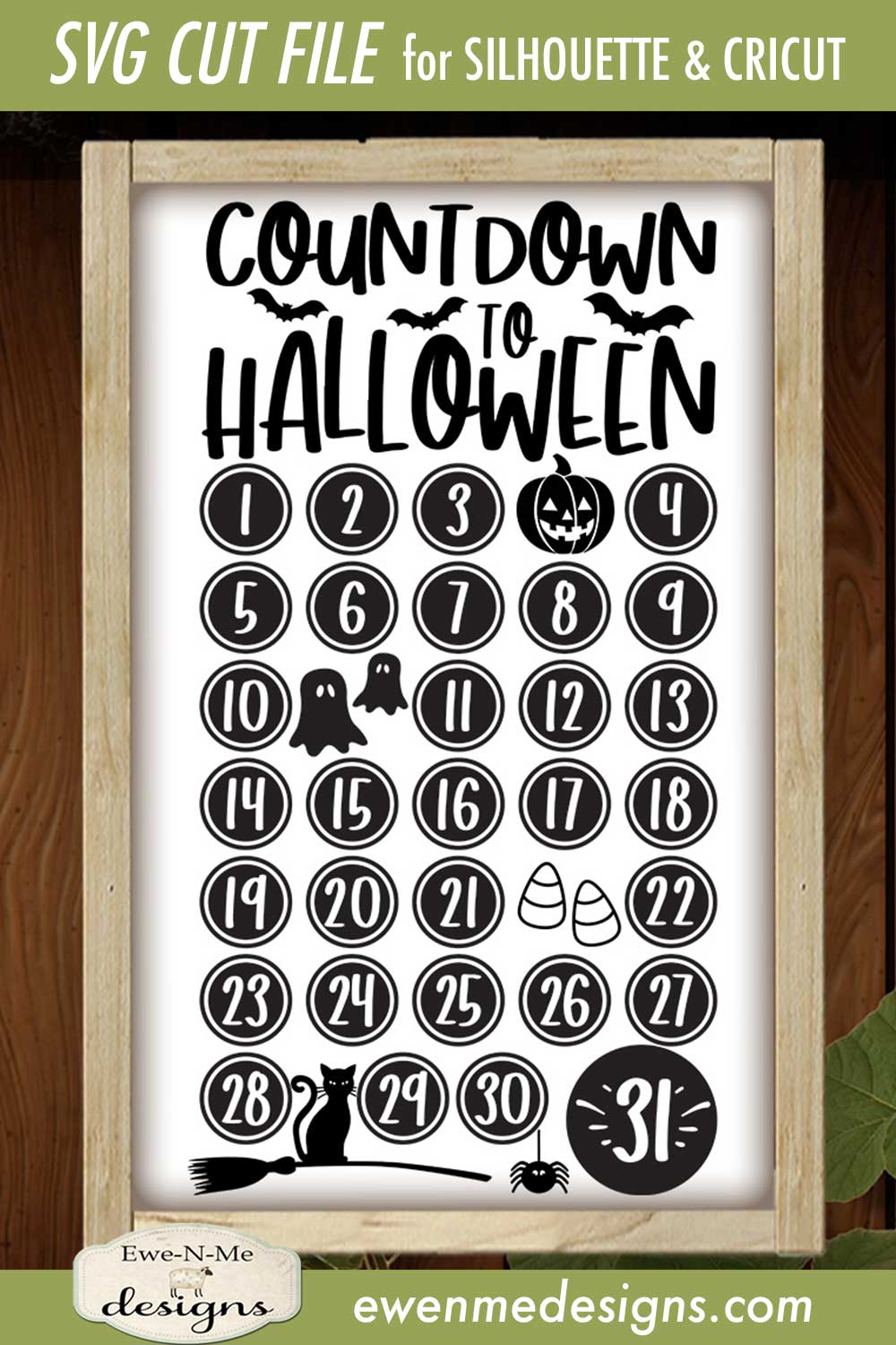 Countdown To Halloween - SVG