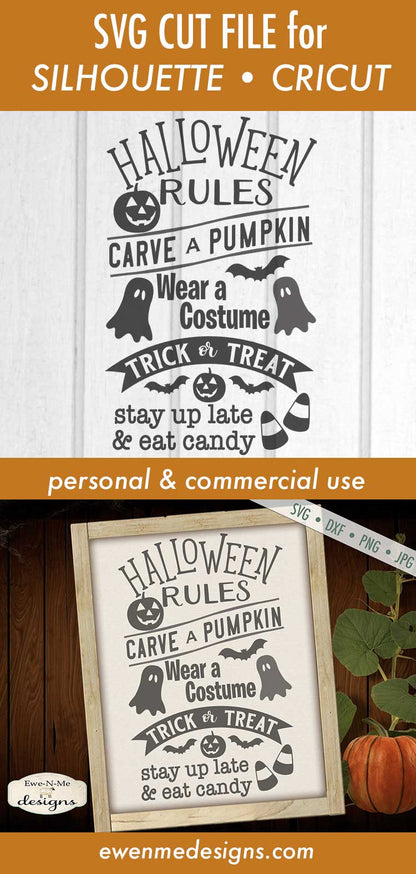 Halloween Rules - SVG