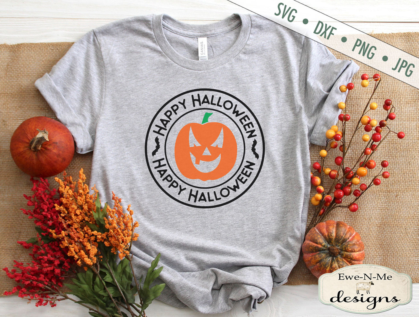 Happy Halloween - Jack o Lantern - SVG