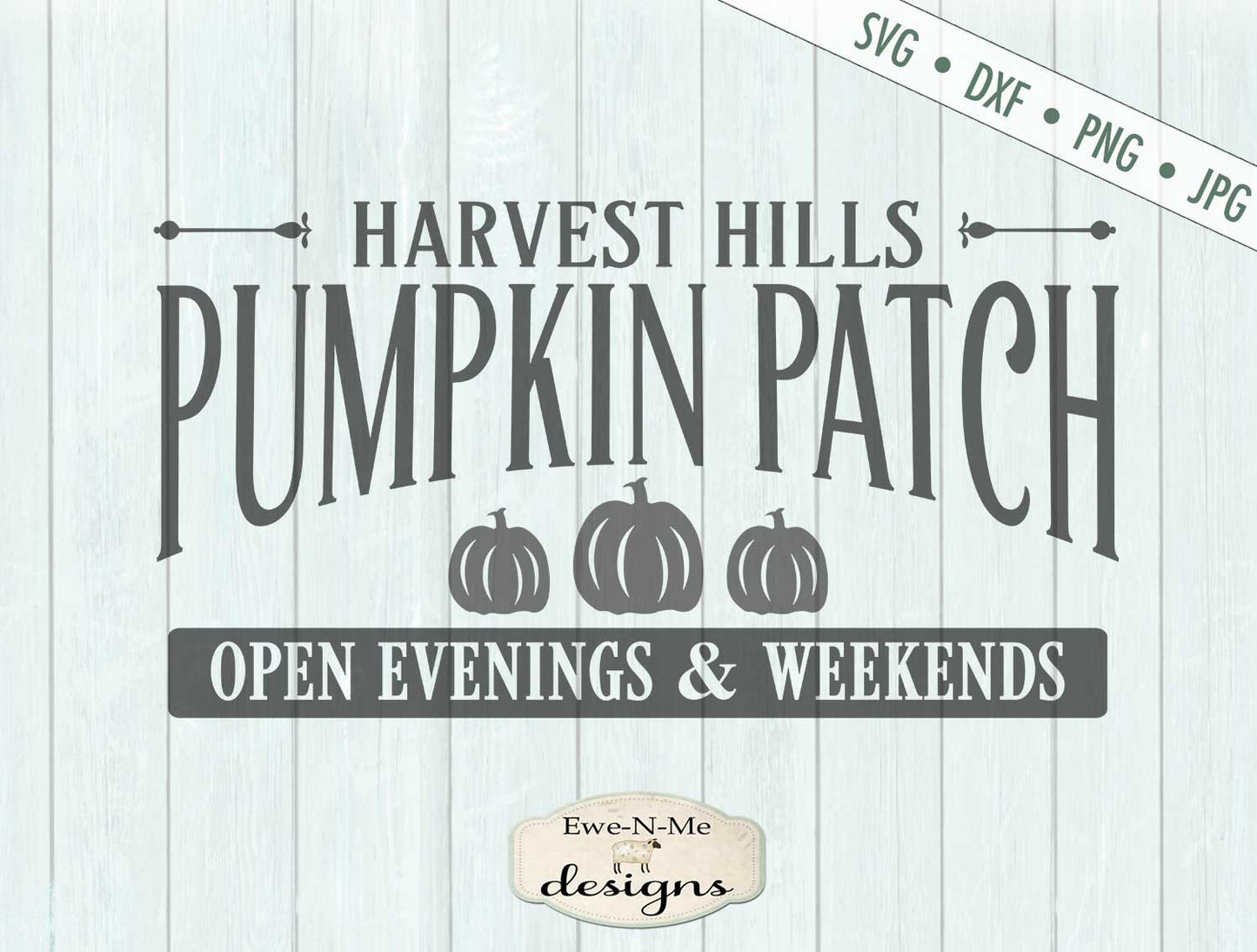 Harvest Hills Pumpkin Patch - SVG