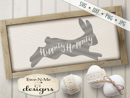 Hippity Hoppity Bunny - SVG