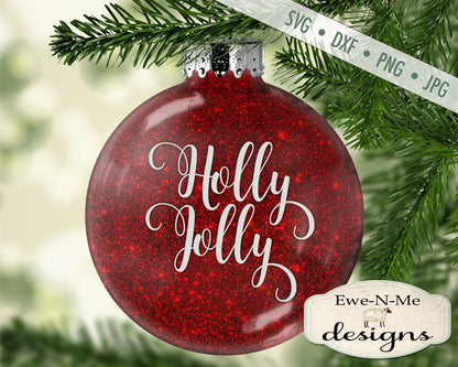 Swirly Christmas Words - SVG