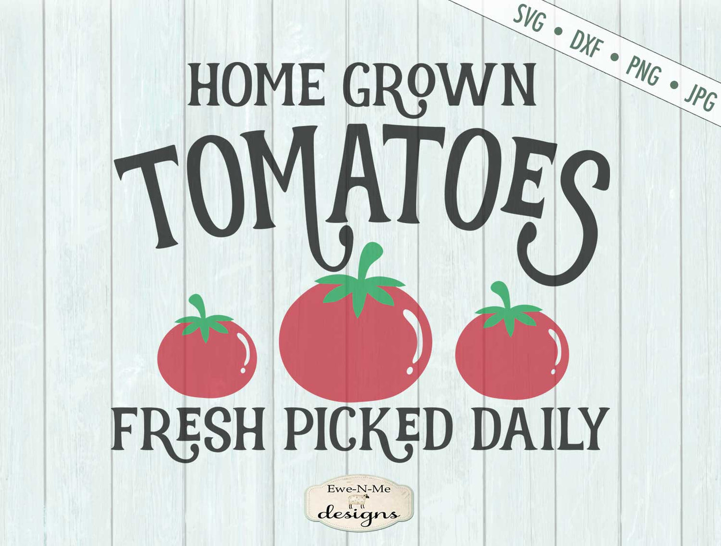 Home Grown Tomatoes - SVG