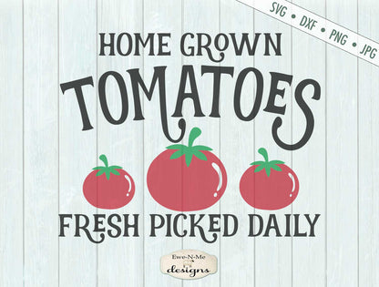 Home Grown Tomatoes - SVG