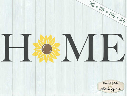 Home Sunflower - SVG