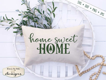Home Sweet Home - Christmas Tree - SVG