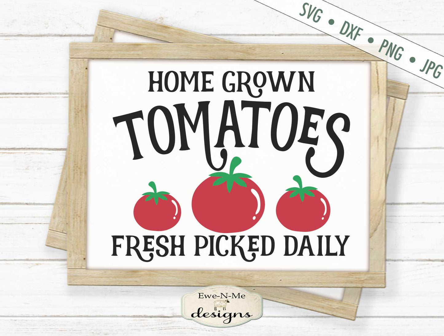 Home Grown Tomatoes - SVG