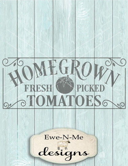 Homegrown Tomatoes - SVG