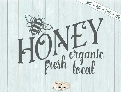 Honey - Local Organic Fresh - SVG