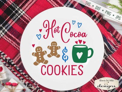 Hot Cocoa and Cookies - Christmas - SVG