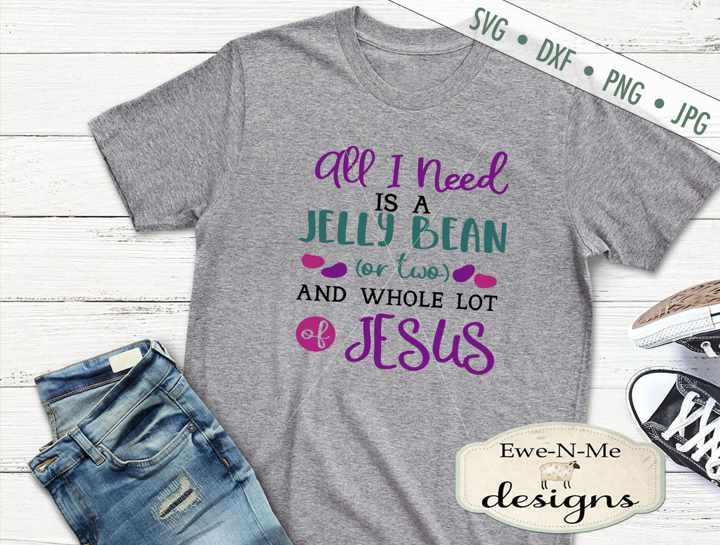 Jelly Beans and Jesus - SVG
