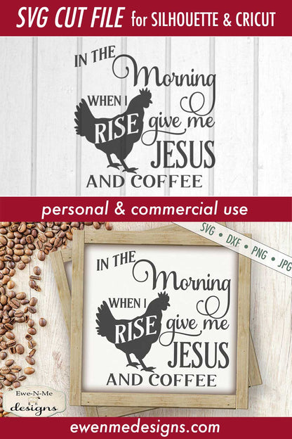 Jesus and Coffee - SVG