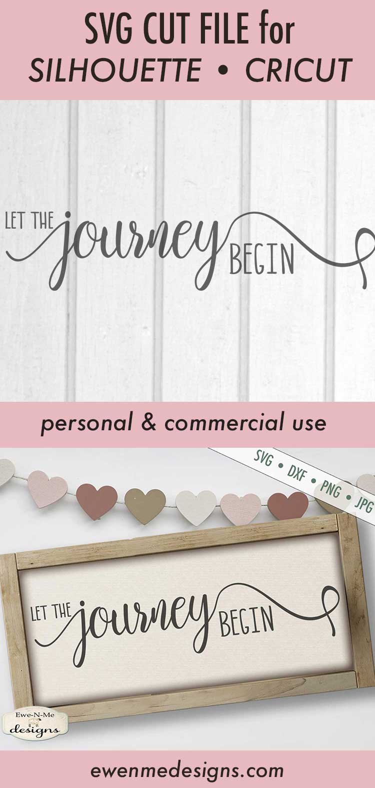 Let The Journey Begin - Wedding - Adventure - SVG