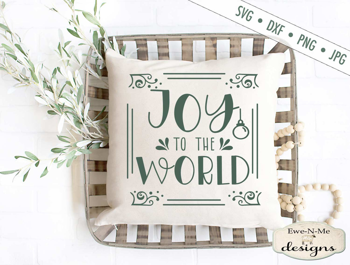 Joy To The World - Frame - Christmas - SVG