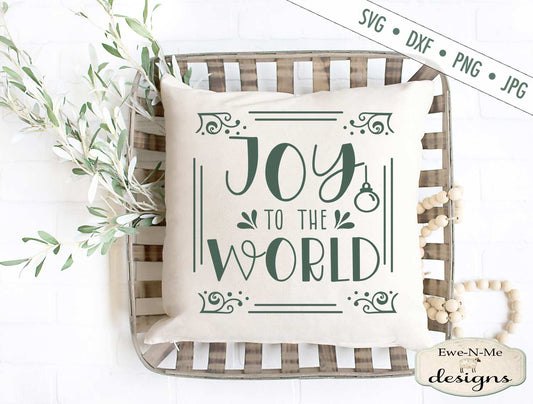 Joy To The World - Frame - Christmas - SVG