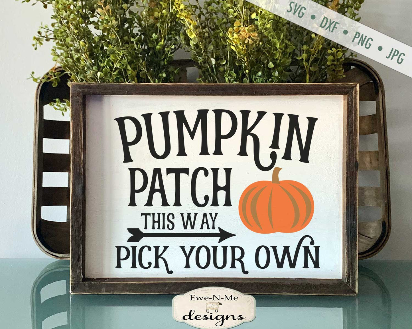 Pumpkin Patch Pick Your Own - Arrow - SVG
