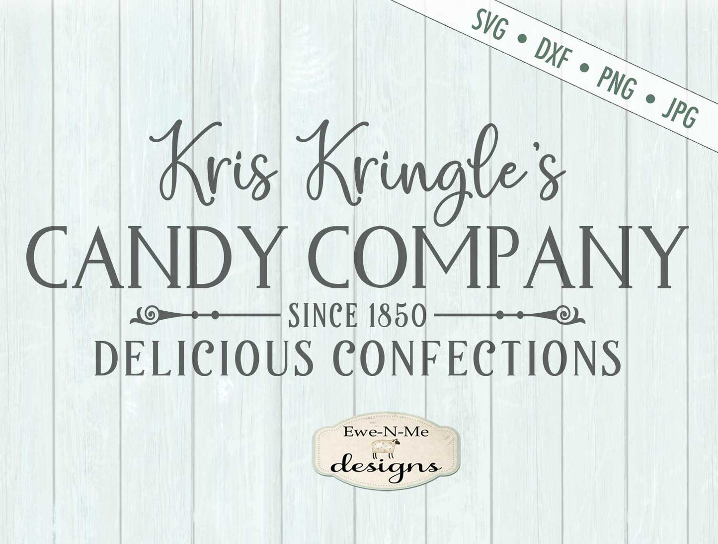 Kris Kringle Candy Company - SVG