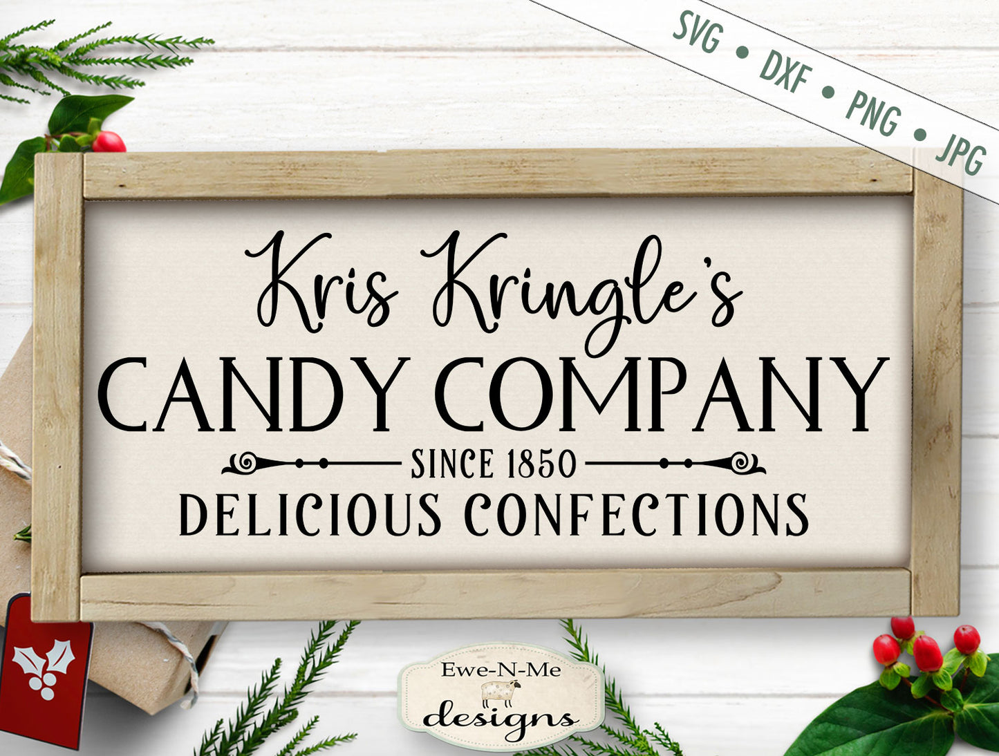 Kris Kringle Candy Company - SVG