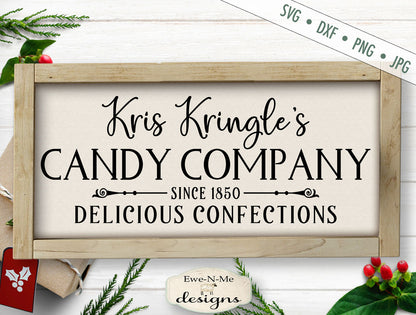 Kris Kringle Candy Company - SVG