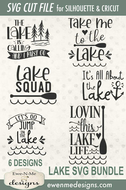 Lake SVG Bundle - Summer