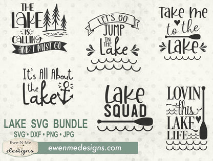 Lake SVG Bundle - Summer