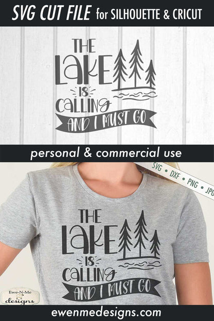 The Lake Is Calling - Summer - SVG