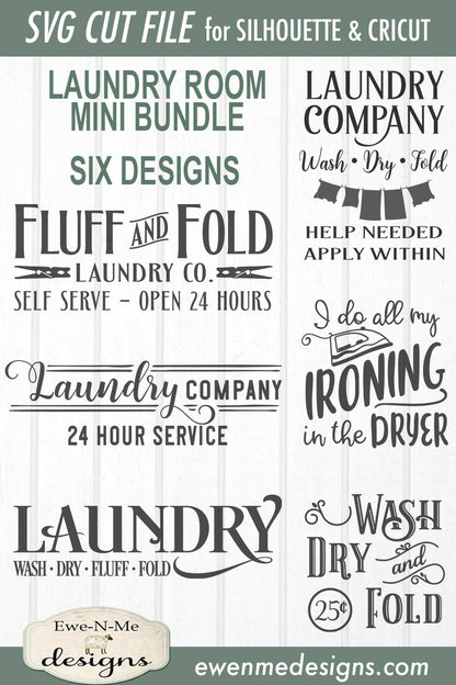 Laundry Room Bundle - SVG