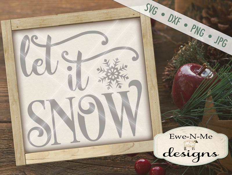 Let It Snow - SVG