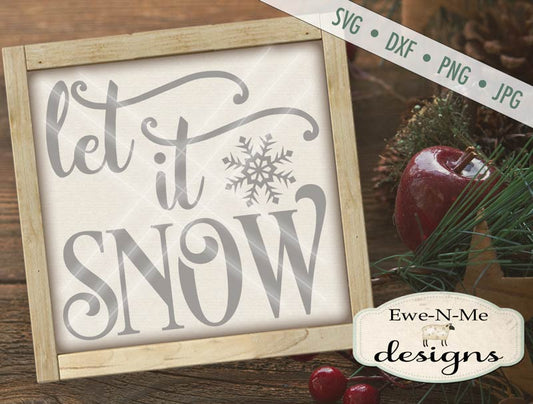 Let It Snow - SVG
