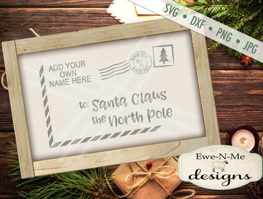 Letter To Santa - SVG