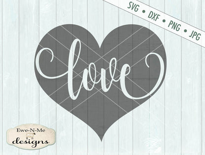 Heart Love - SVG