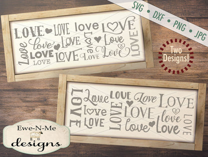 Love Horizontal Subway - SVG