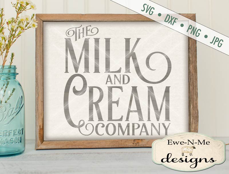 Milk and Cream SVG