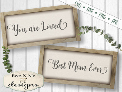 Mother's Day Words - SVG