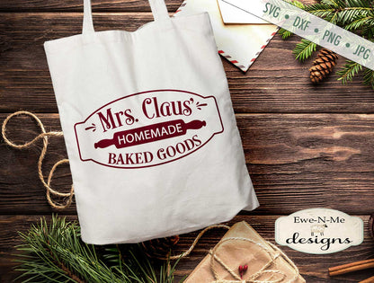 Mrs Claus' Baked Goods - SVG