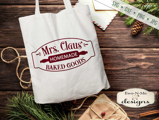 Mrs Claus' Baked Goods - SVG