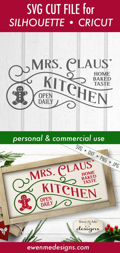 Mrs Claus' Kitchen - SVG