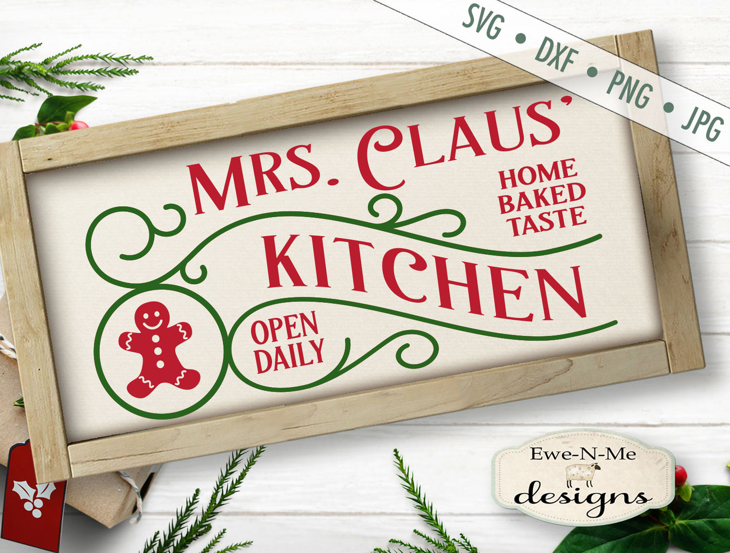 Mrs Claus' Kitchen - SVG