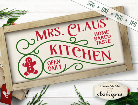 Mrs Claus' Kitchen - SVG