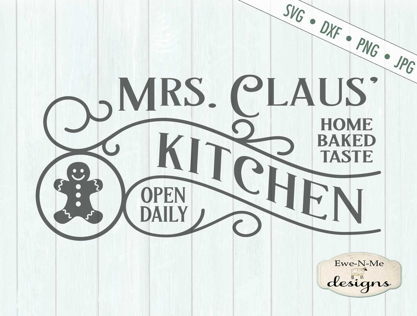 Mrs Claus' Kitchen - SVG